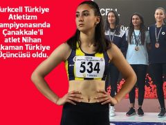 NİHAN AKAMAN  TÜRKİYE ÜÇÜNCÜSÜ