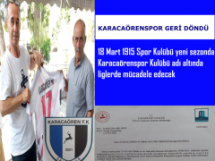 KARACAÖREN SPOR GERİ DÖNDÜ