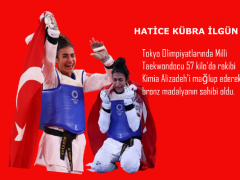 HATİCE KÜBRA BRONZ MADALYA KAZANDI