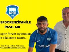 REMZİCAN ŞAHİN İMZALADI