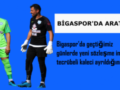 BİGASPOR’DA ARAT ŞOKU