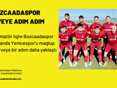 Bozcaadaspor Zirveye Yaklaştı