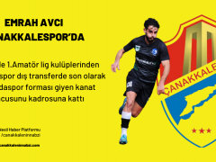 Emrah Avcı Çanakkalespor’da