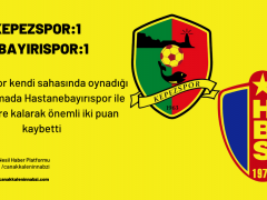 Kepezspor:1 H.Bayırıspor:1