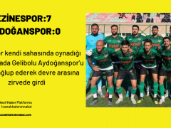 Ezinespor Gol Oldu Yağdı