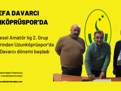 Sefa Davarcı Uzunköprüspor’da