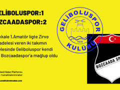 Geliboluspor:1 Bozcaadaspor:2