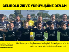 Geliboluspor Zirve Yürüyüşüne Devam