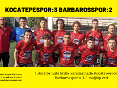 Kocatepespor Rakibini Ateşe Attı