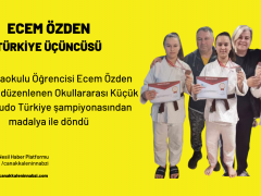 Ecem Özden Türkiye Üçüncüsü